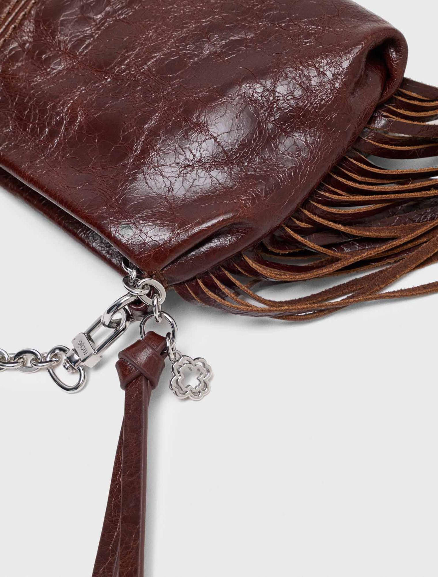 Patent leather Miss M clutch bag