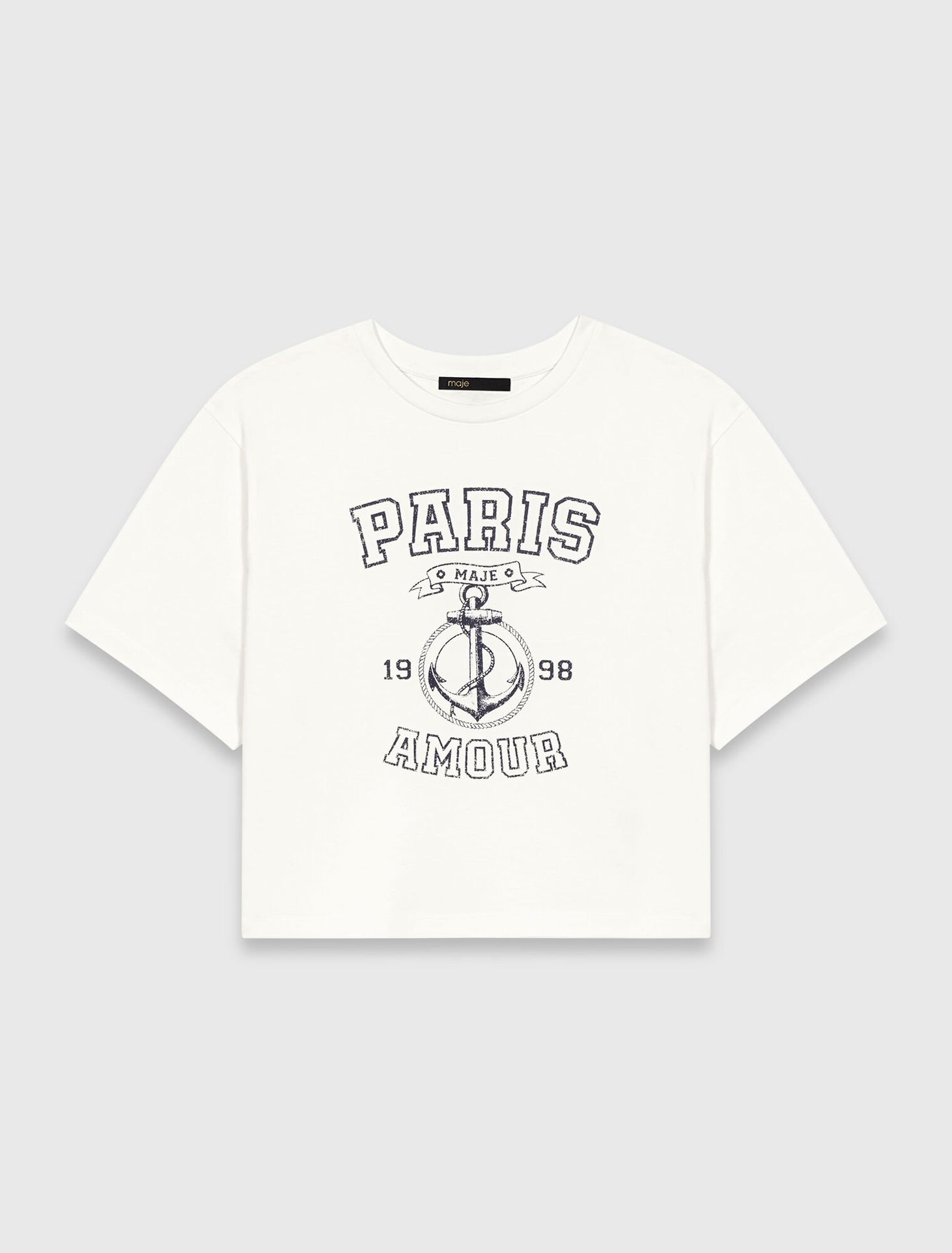 Sailor-print T-shirt