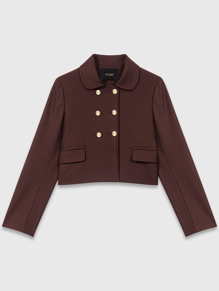 Short double-breasted jacket Short double-breasted jacket