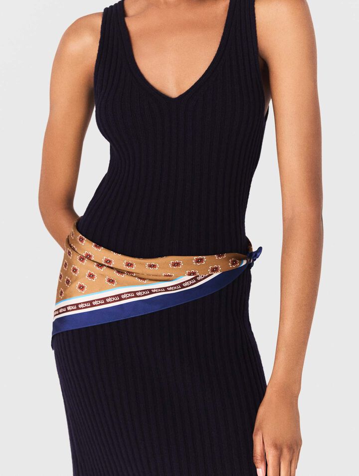 Floral print bandana