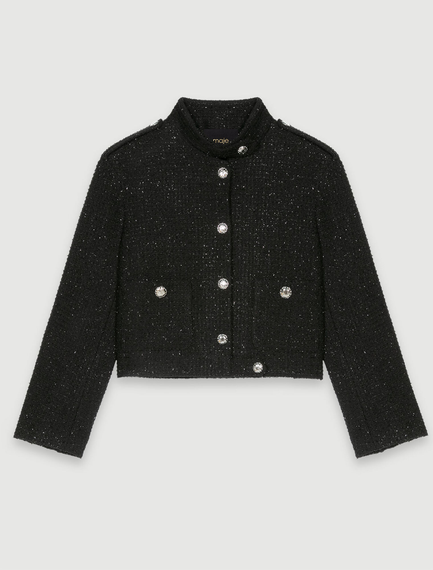 Short tweed jacket
