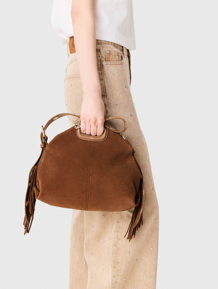Suede Miss M bag