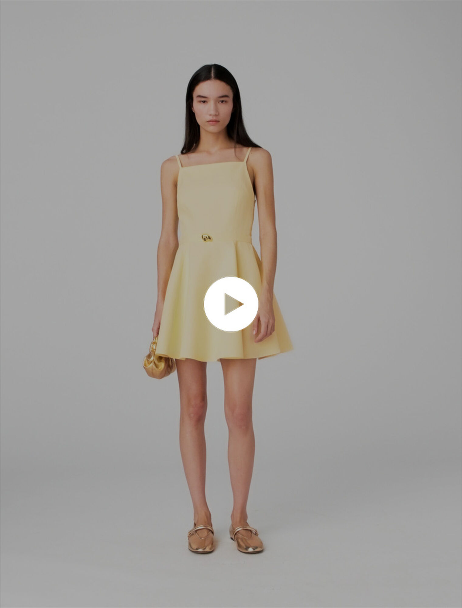 Strappy flared dress