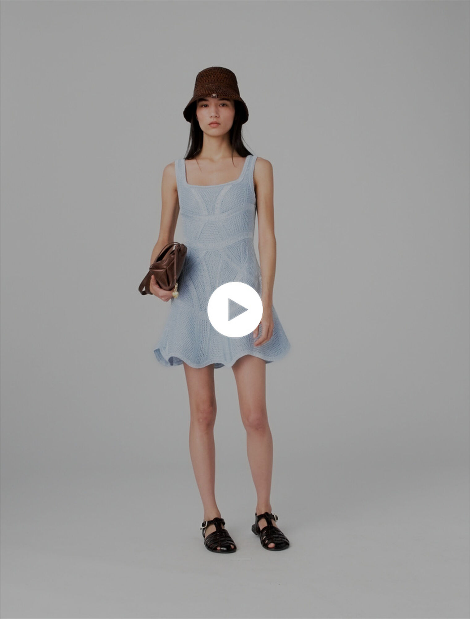 Short crochet dress