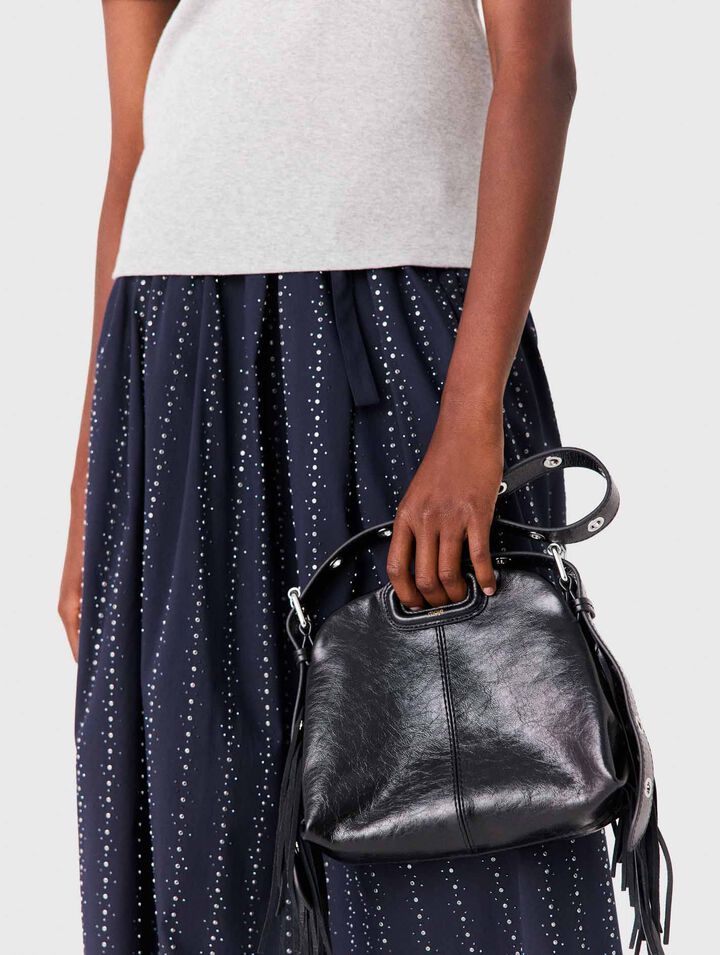 Miss M mini cracked leather bag