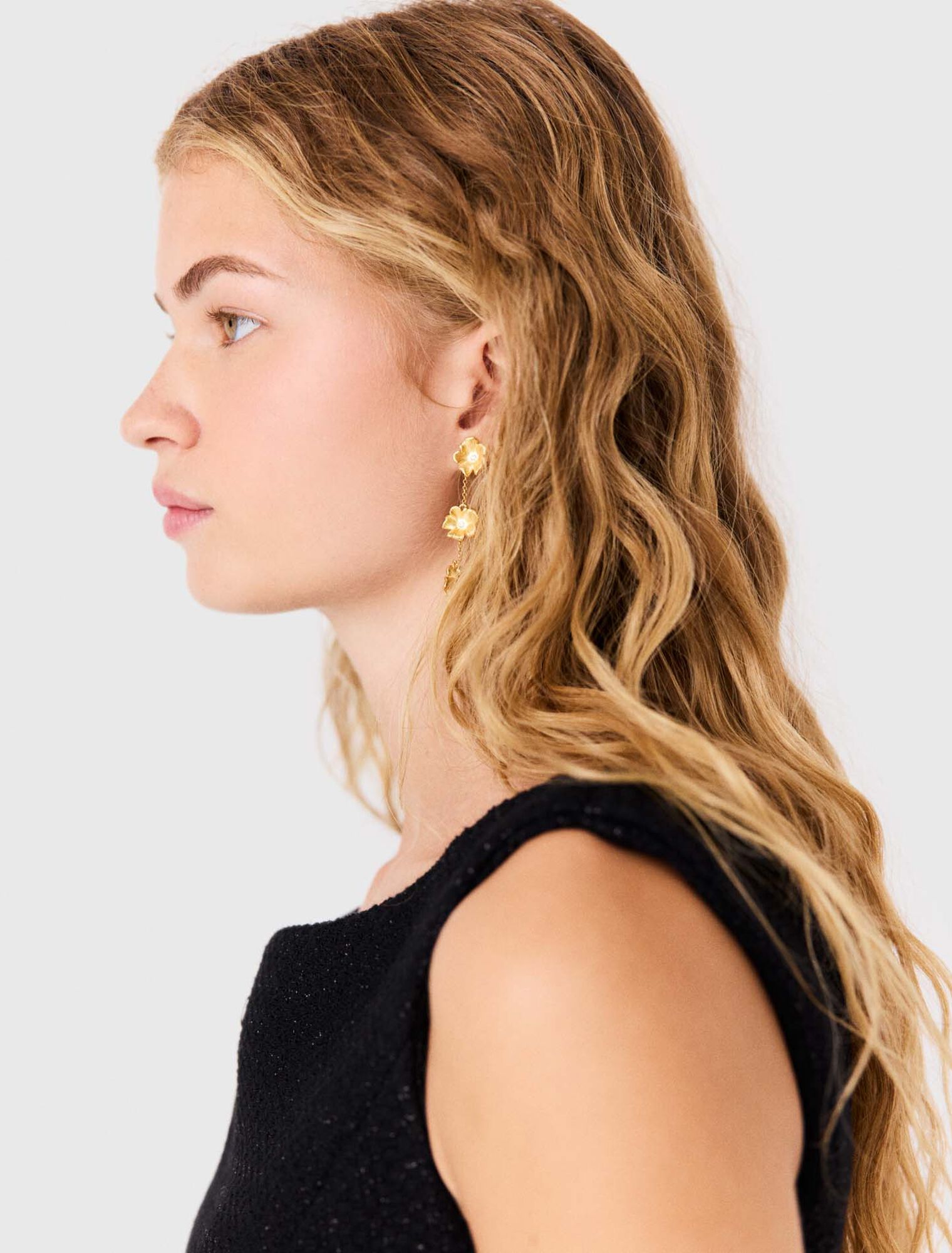 Flower earrings