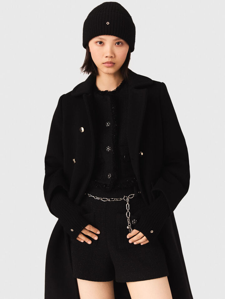 Wool and cashmere hat