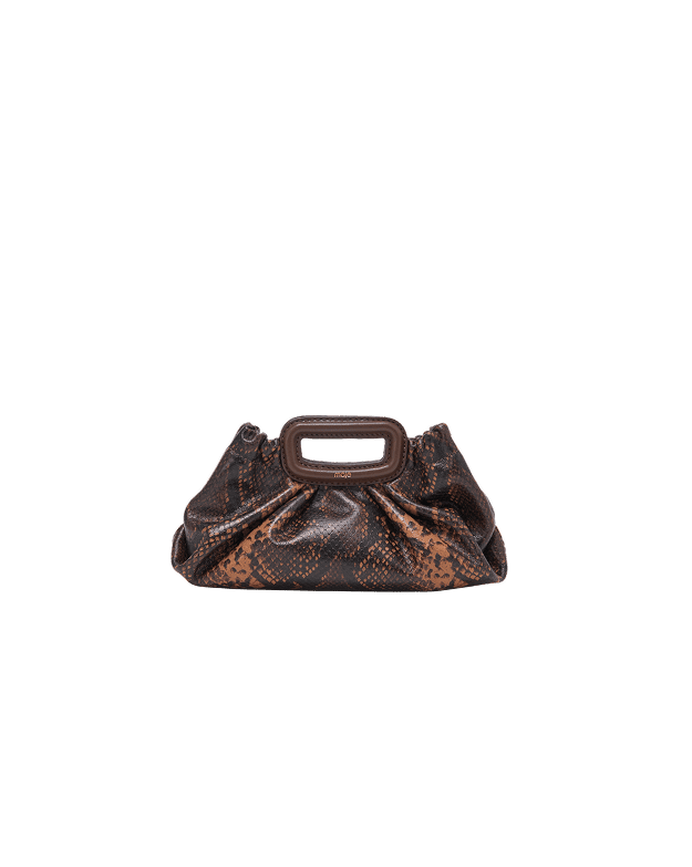 Milpli mini embossed leather pouch