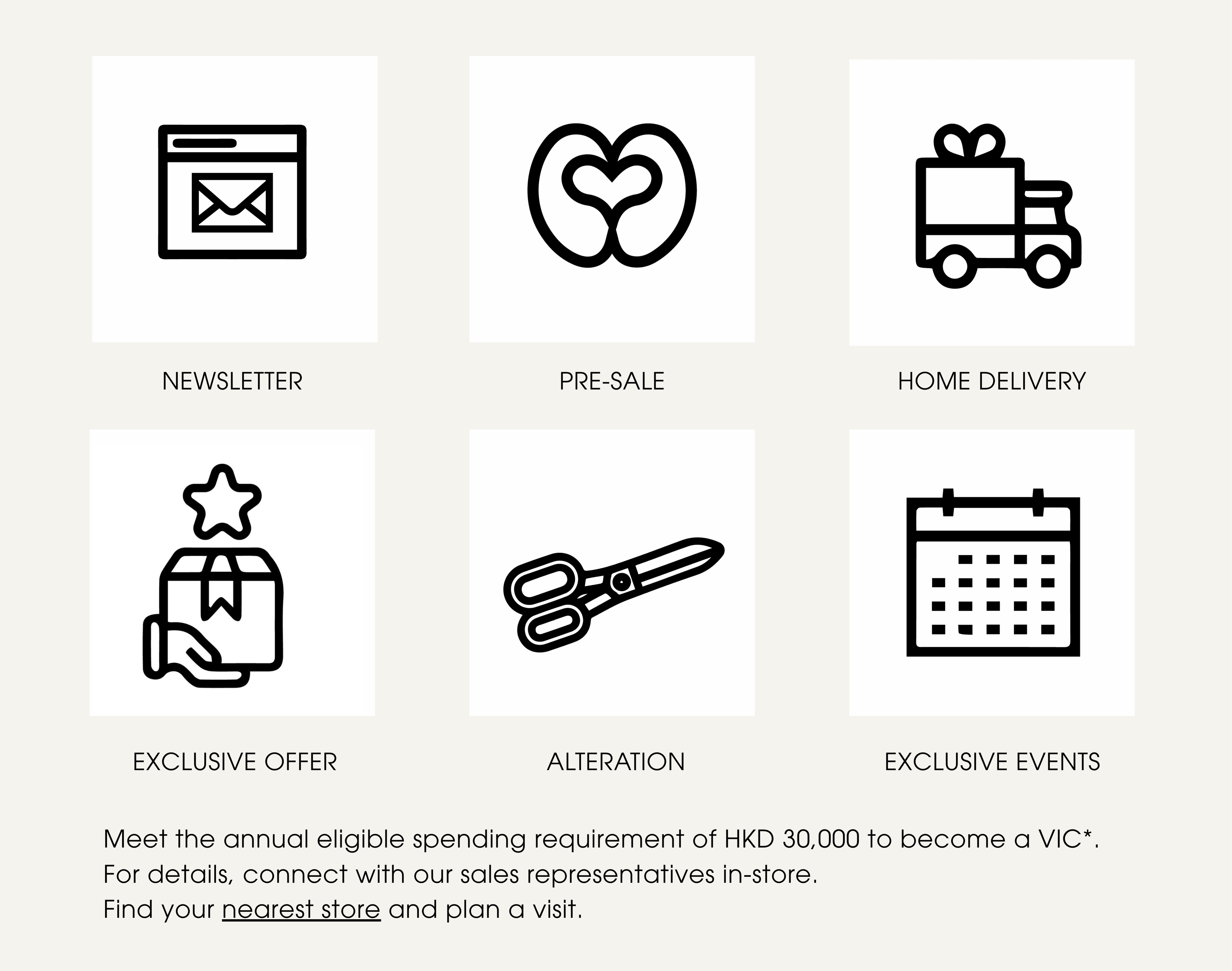 Store information