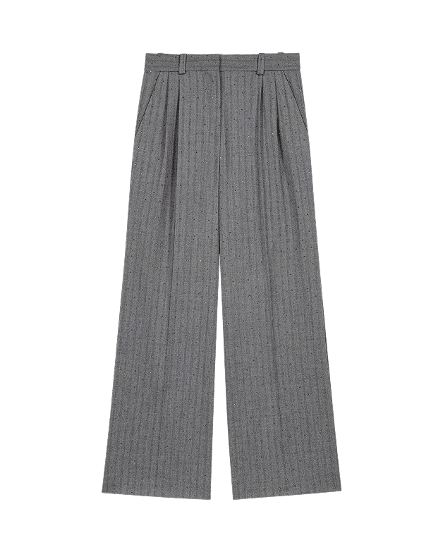 Rhinestone suit trousers