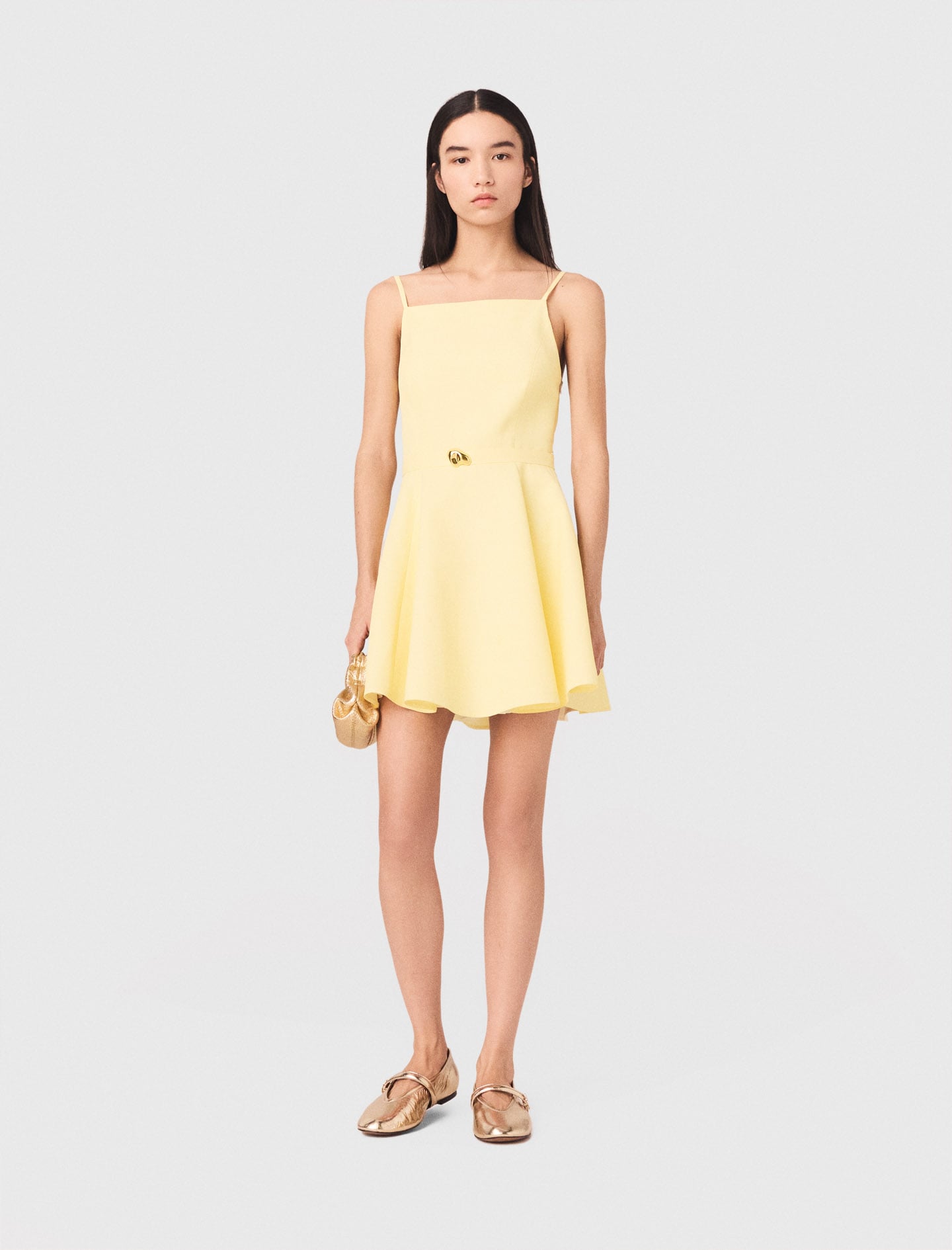 Strappy flared dress
