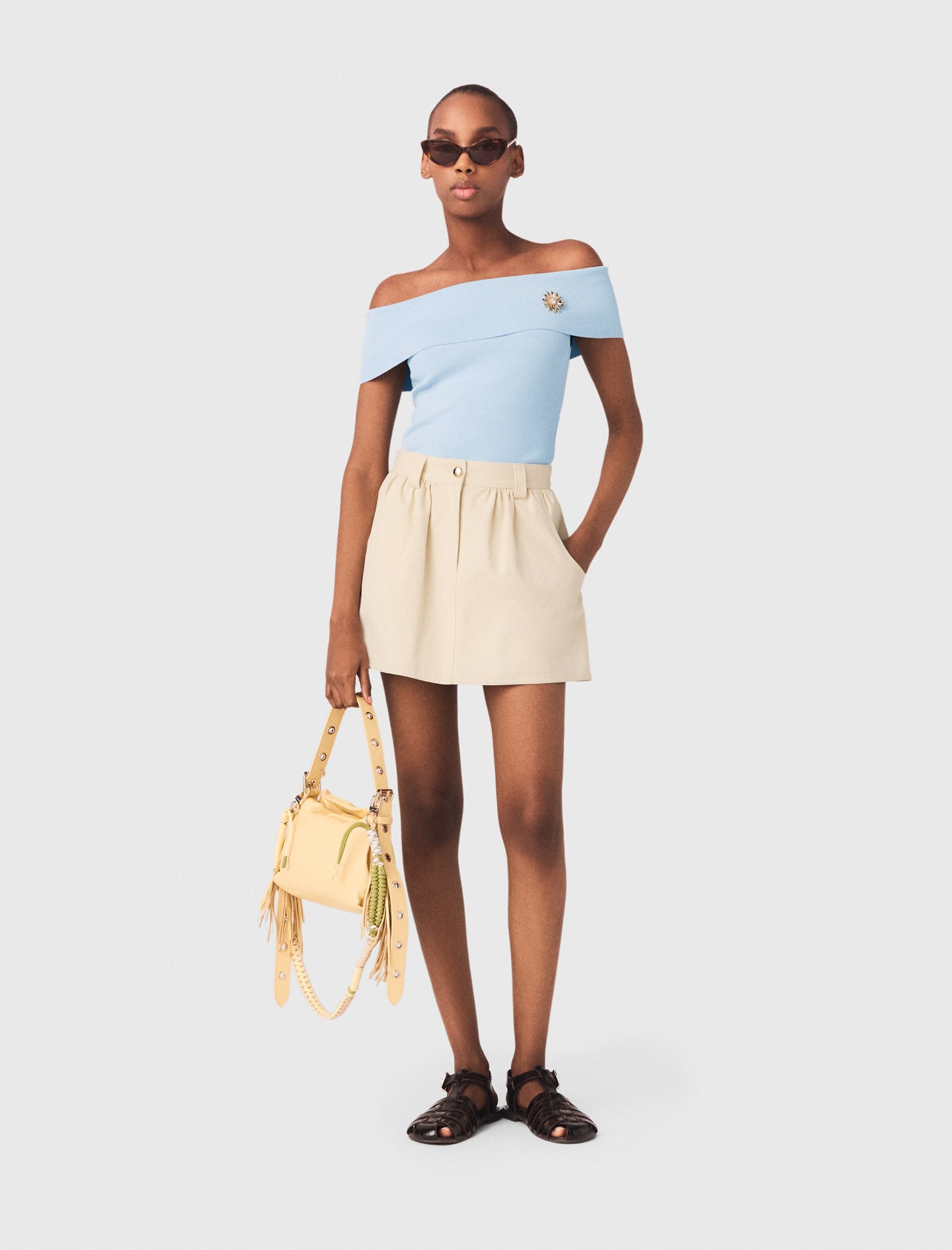 Cotton skort
