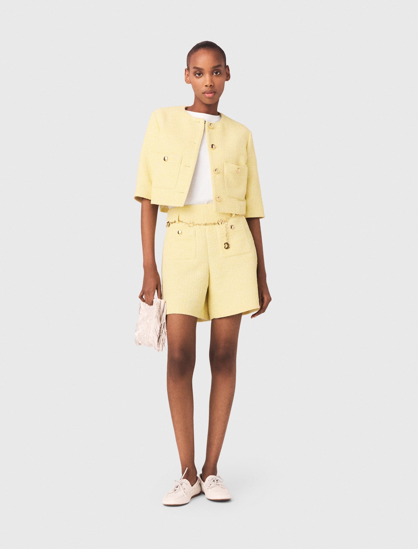 Tweed shorts