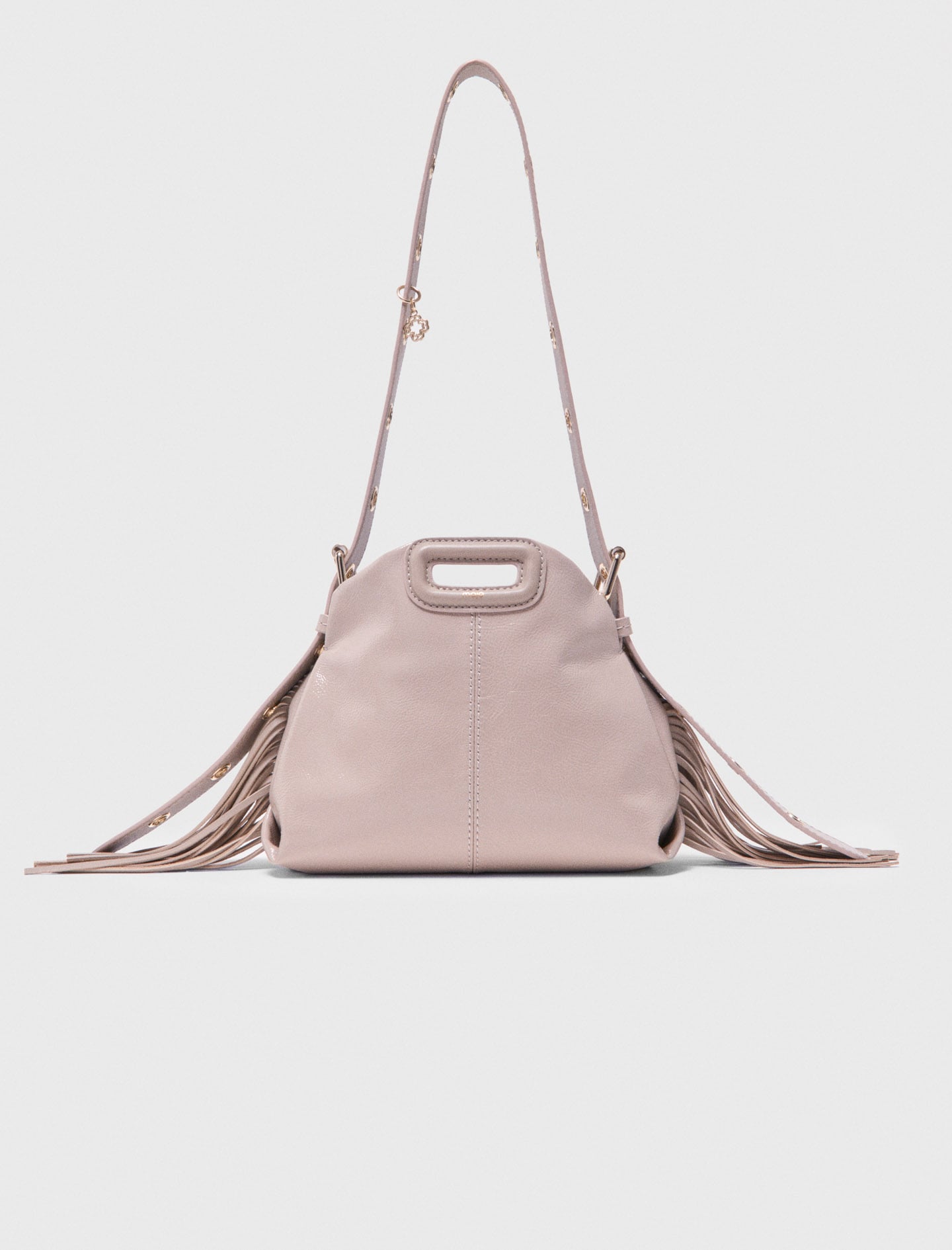 Naplak leather Miss M Mini bag Navy for Women | Maje