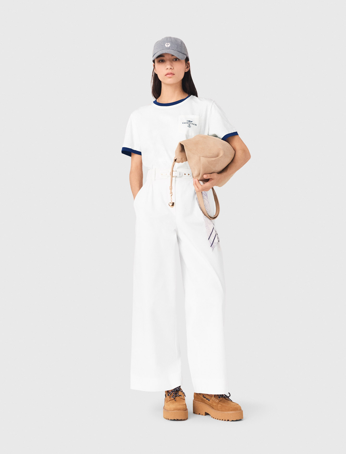 Layered-look T-shirt