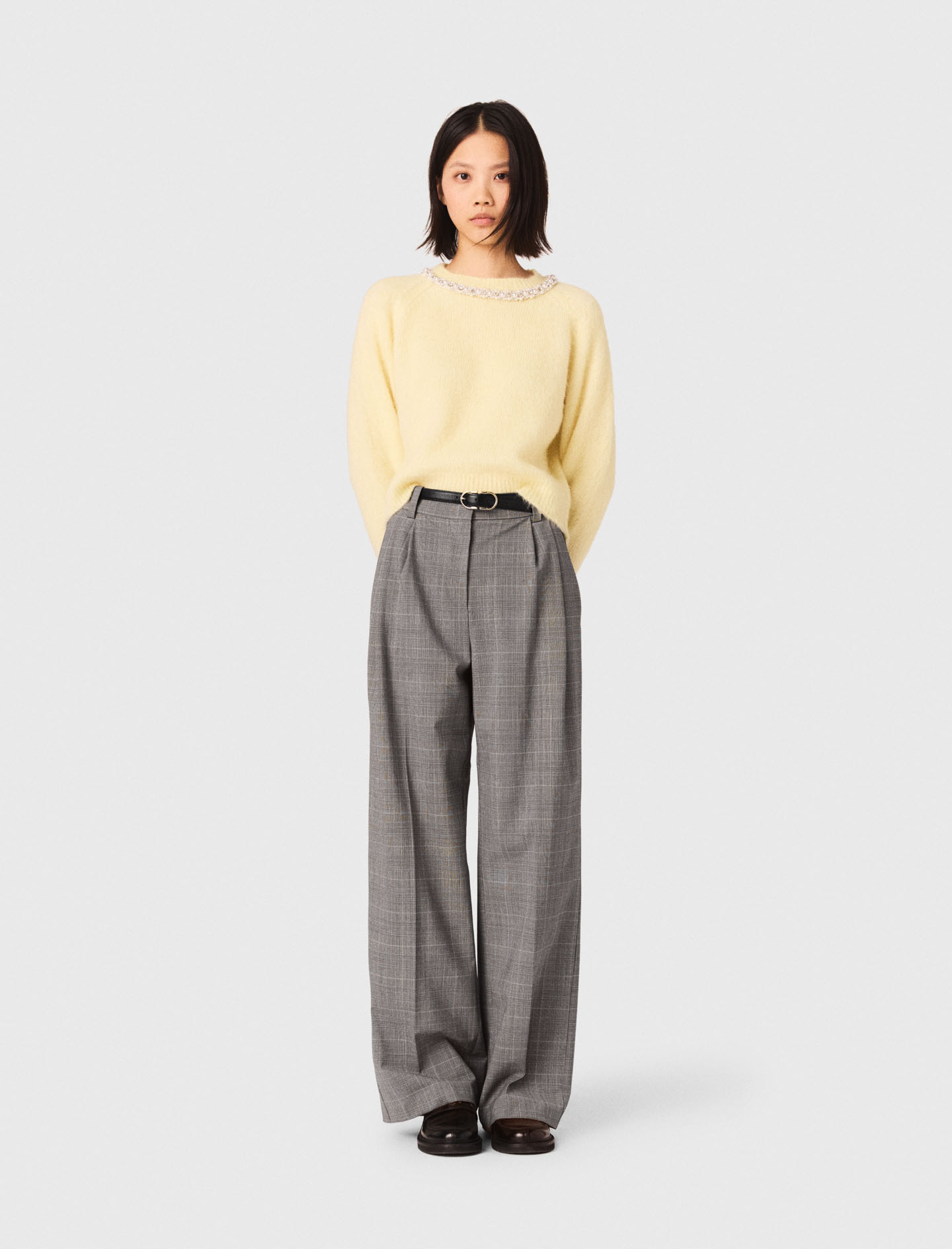 Removable jewel collar jumper