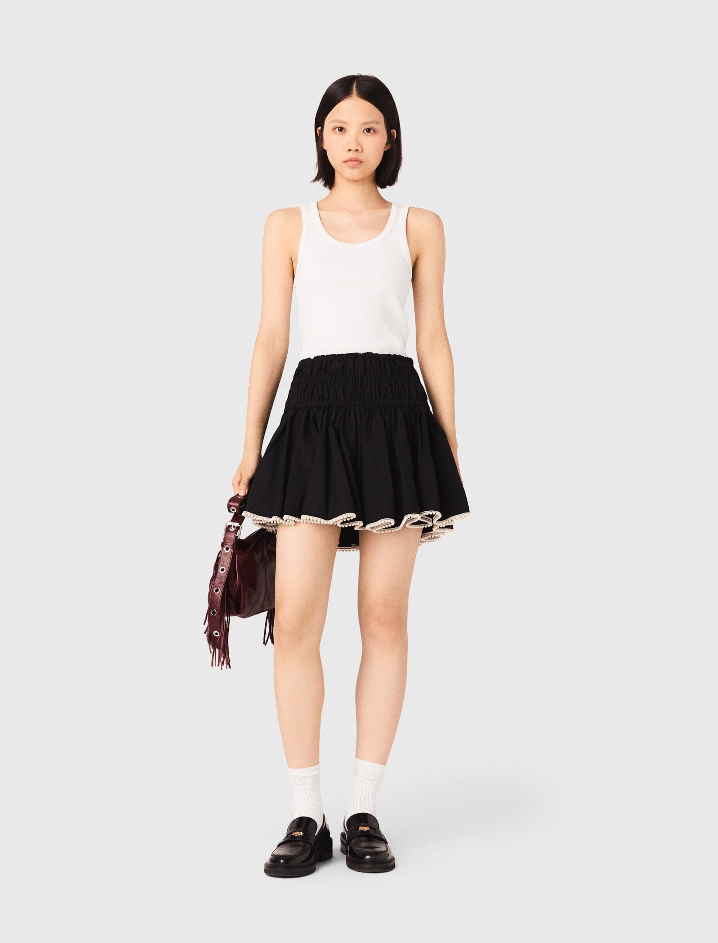 Rib knit tank top