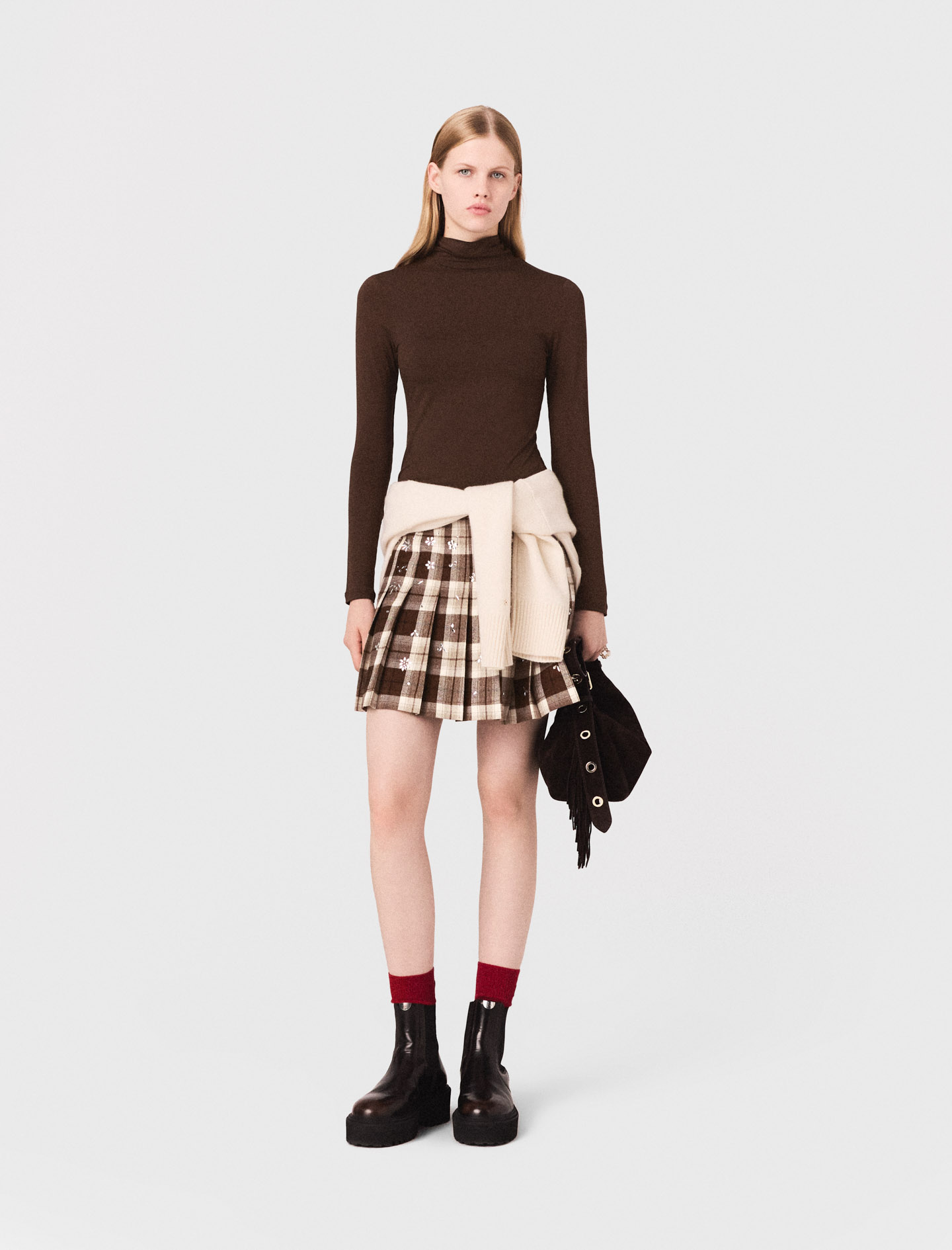 Roll neck T-shirt